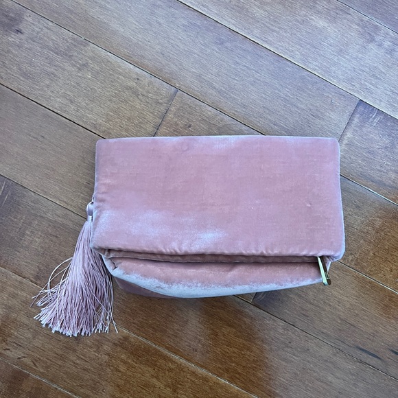 J.Crew Velvet foldover Clutch - Picture 3 of 10